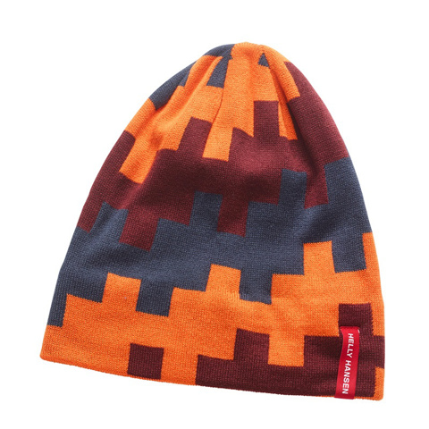 Helly Hansen Mission Beanie - Desenli Turuncu Bere için detaylar