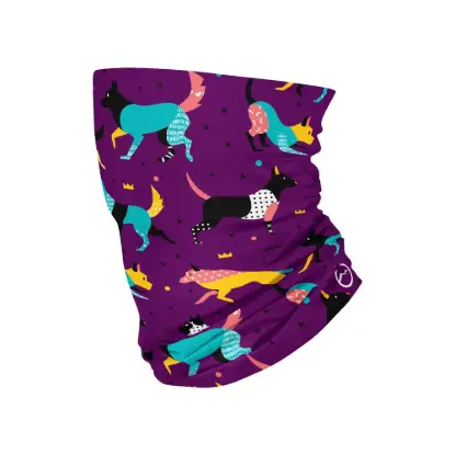 Dogs Purple Bandana resmi
