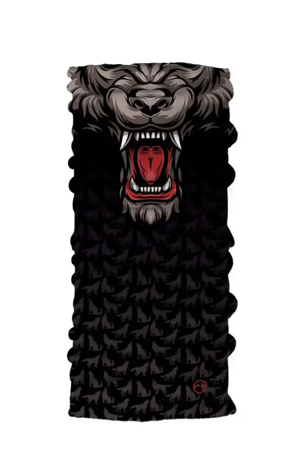 Wolf Mask Black Bandana resmi