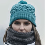 Savva Blue Capri - Knitted Polar Hat için detaylar