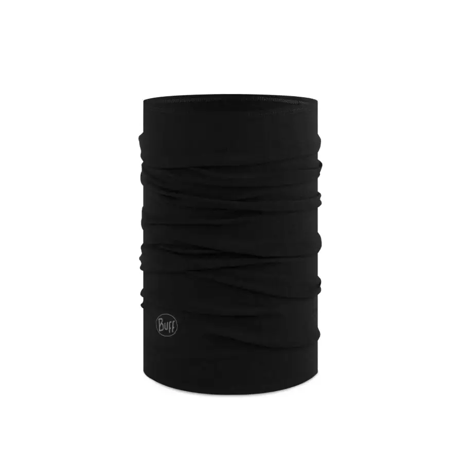 Solid Black - Merino Midweight Buff®