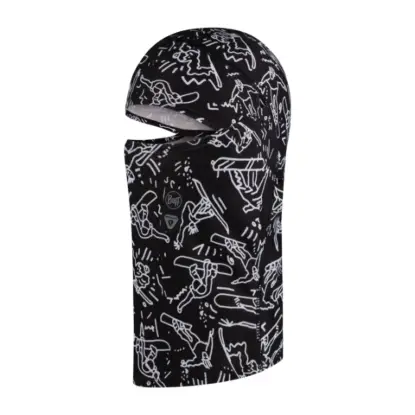 Tivat Black - Thermonet® Hinged Balaklava Buff®