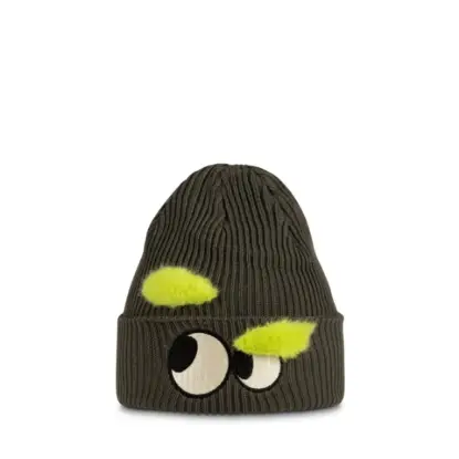 Fun Eyes Beetle - Junior Knitted Bere Buff®