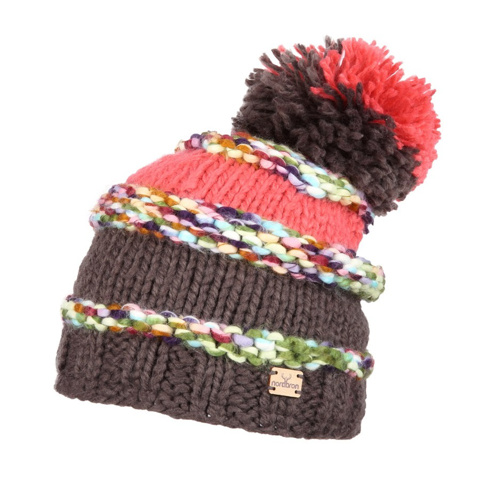 Nordbron Nea Beanie - Pembe/Gri Renkli Bere için detaylar